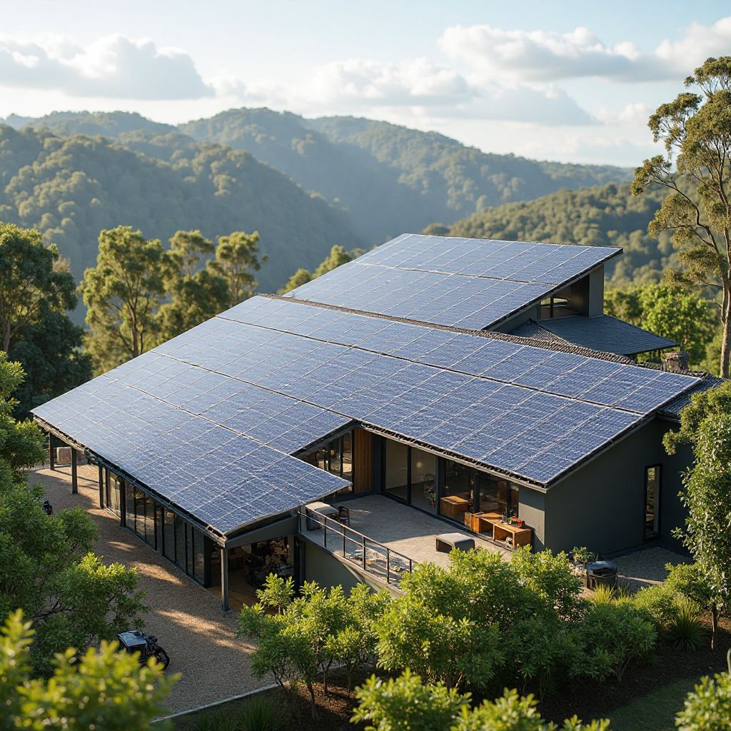 Solar panel installation renewable energy theme park sustainable power system